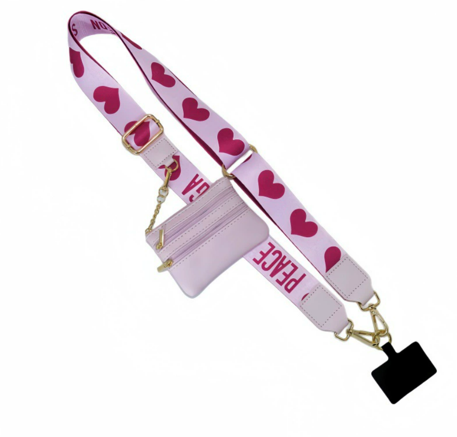 (Last Day Promotion-50%OFF)Phone Strap with Zippered Pouch