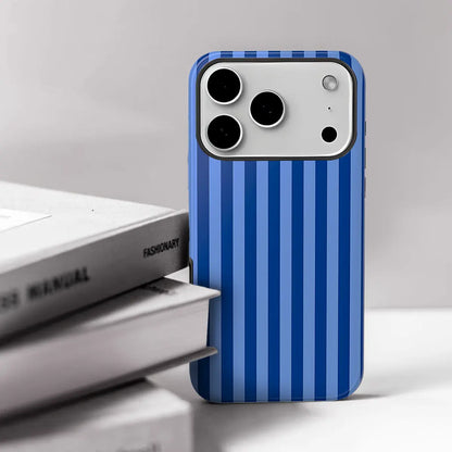 Personalized Aesthetic Striped Touch Phone Case Cute Phone Cover Phone Accessories Trendy Design for iPhone 17 17 Pro Max