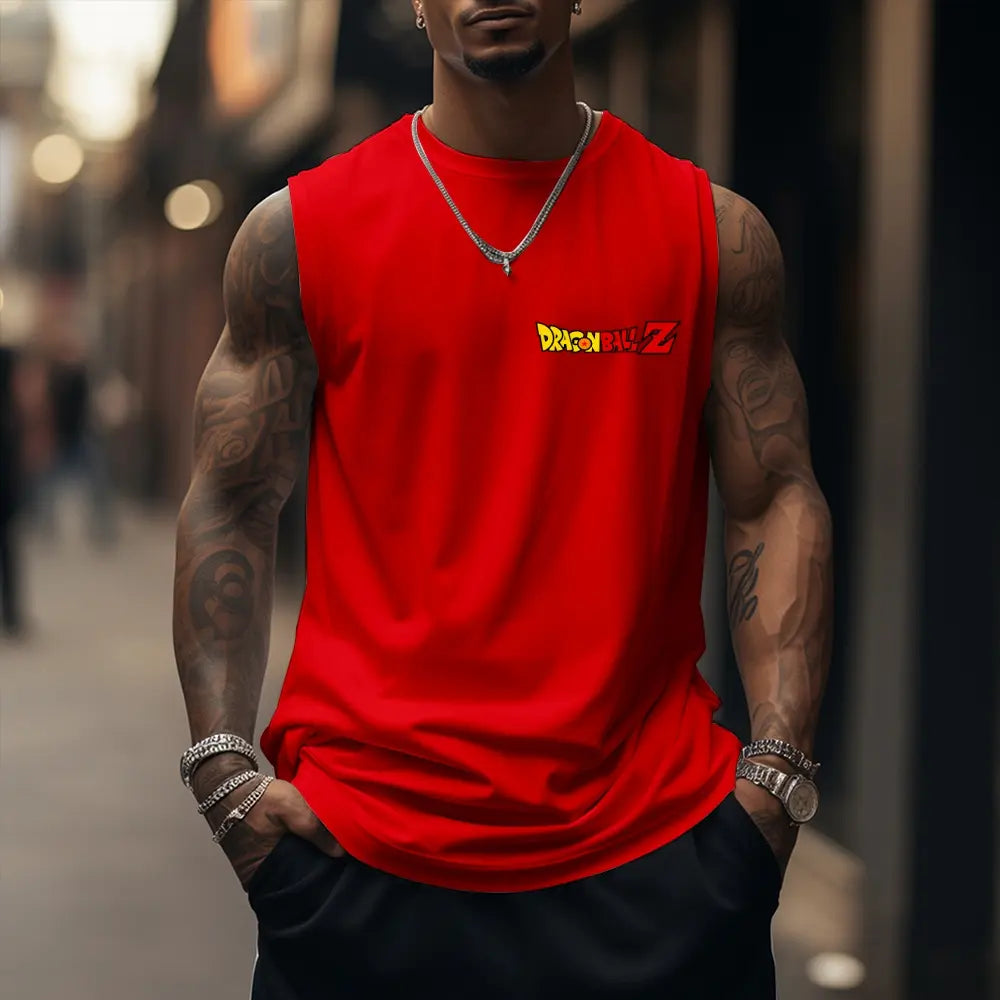 Dragon Ball DBZ Goku Saiyan Unisex Summer outfits men streetwear 80s 90s graphic tees cotton