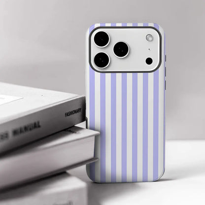 Personalized Aesthetic Striped Touch Phone Case Cute Phone Cover Phone Accessories Trendy Design for iPhone 17 17 Pro Max