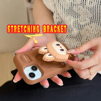 Labubu mobile phone case with stand