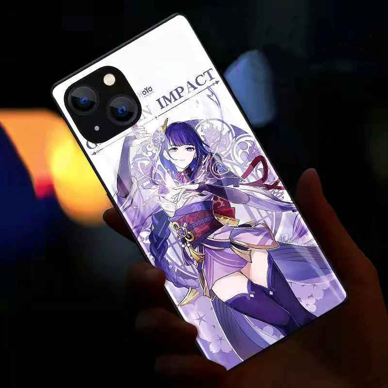 Genshin Anime Flash Phone Case