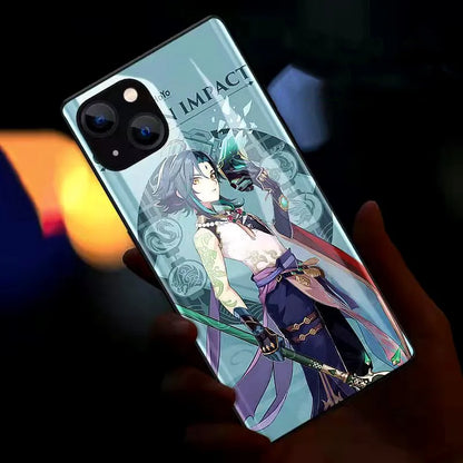 Genshin Anime Flash Phone Case