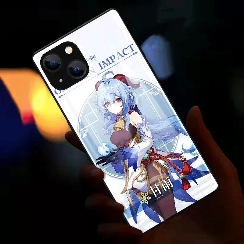 Genshin Anime Flash Phone Case