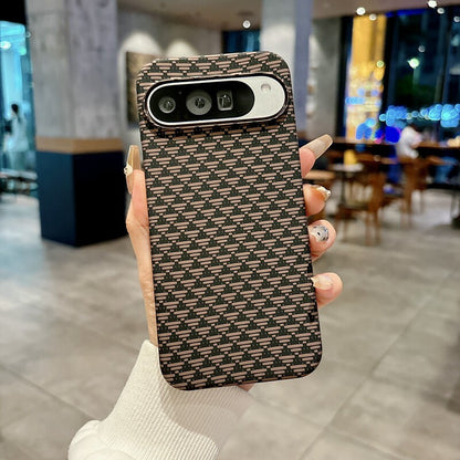 Google Pixel  Phone Case with Carbon Fiber Texture and Magnetic Attachment