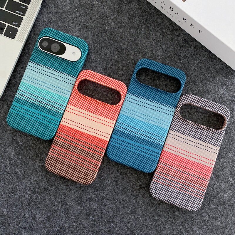 Google Pixel  Phone Case with Carbon Fiber Texture and Magnetic Attachment