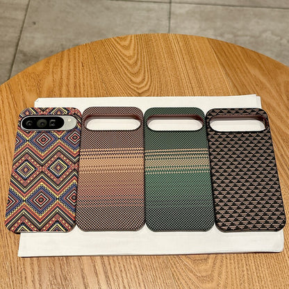 Google Pixel  Phone Case with Carbon Fiber Texture and Magnetic Attachment