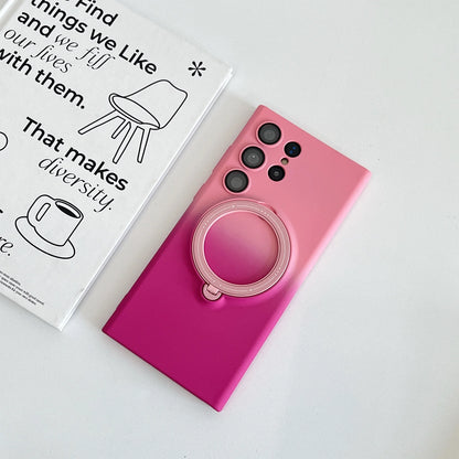Full lens film protective case with magnetic phone holder.