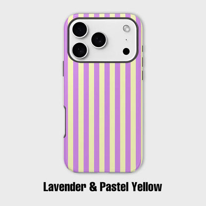 Personalized Aesthetic Striped Touch Phone Case Cute Phone Cover Phone Accessories Trendy Design for iPhone 17 17 Pro Max