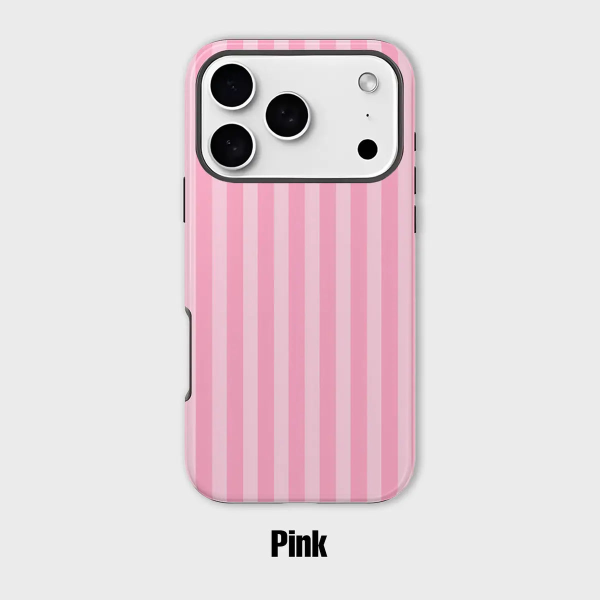 Personalized Aesthetic Striped Touch Phone Case Cute Phone Cover Phone Accessories Trendy Design for iPhone 17 17 Pro Max