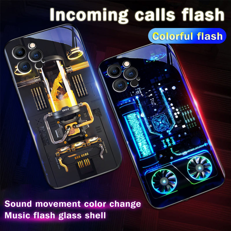 【Water-cooled blue】Flash Phone Case