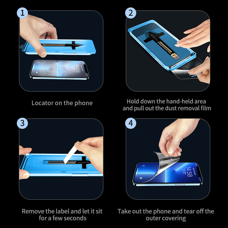 Invisible Artifact Screen Protector -Dust Free Without Bubbles