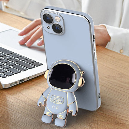 Astronaut Folding Bracket iPhone Case With Camera Protector